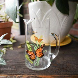 Monarch Butterfly Drink Pitcher Carafe